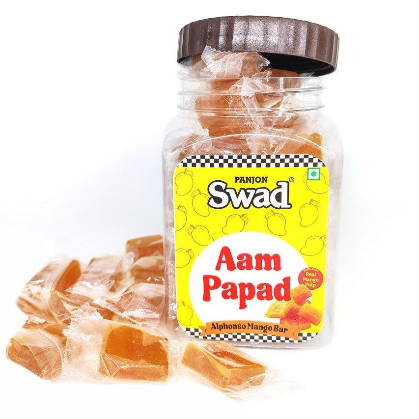 Swad Aam Papad Candy, made with Real Mango Toffee, 320g jar
