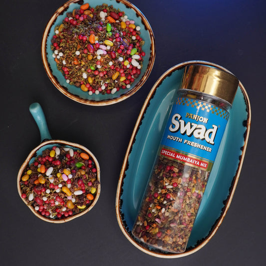 Swad Mumbaiya Mix Mouth Freshener (Crunchy Dhana Dal Mukhwas) 1 bottle, 130g