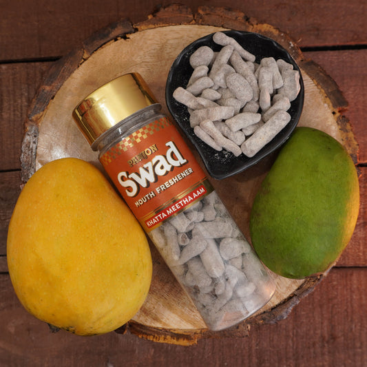 Swad Khatta Meetha Aam Papad Mouth Freshner (Digestive Pachak, Churan) 1 bottle, 130g