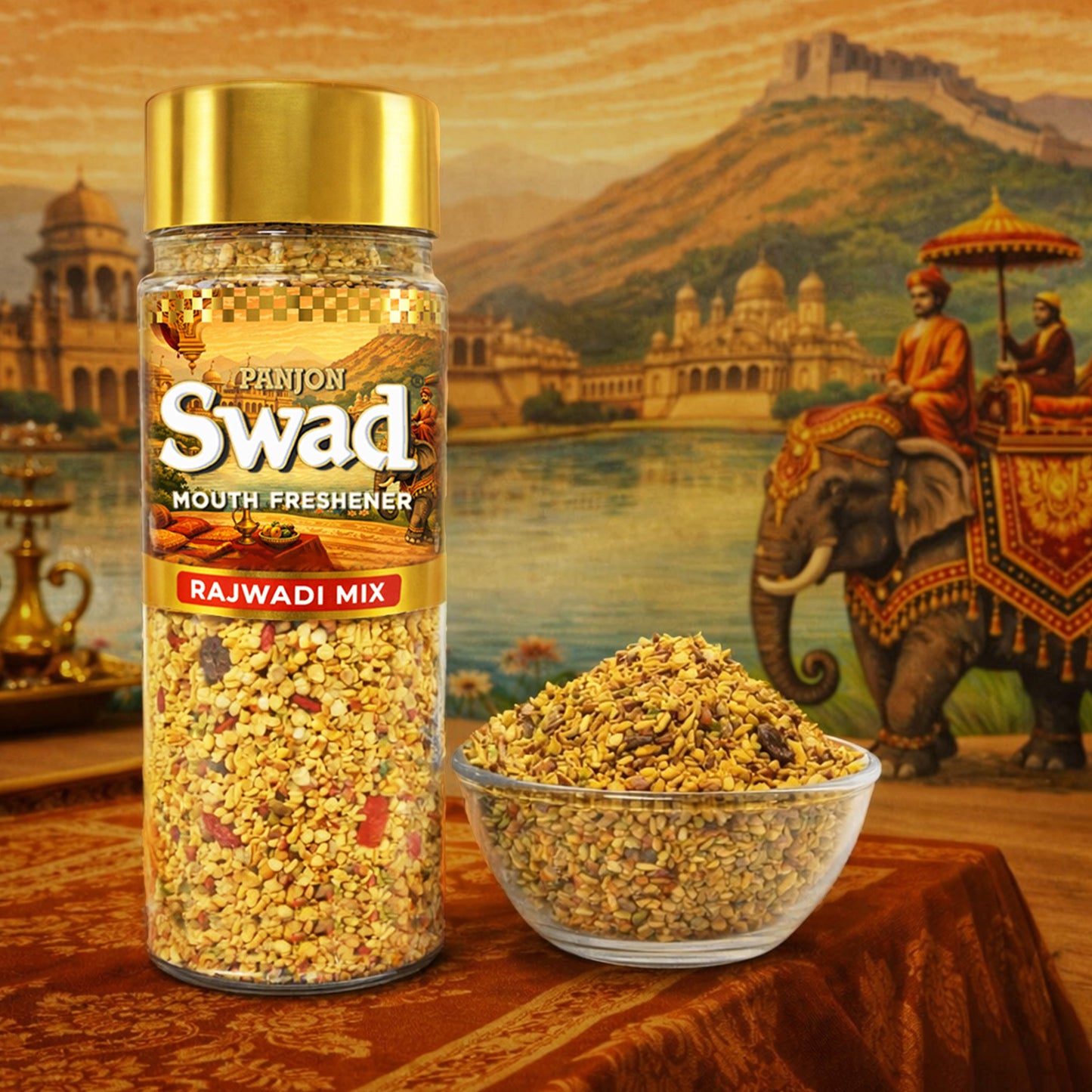 Swad Rajwadi mix Pack of 1 (180 Gram )