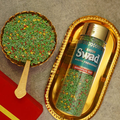 Swad Maharaja Mix Mouth Freshener (Crunchy Saunf & Digestive Dal Mishri Mix Mukhwas) 1 bottle, 145g