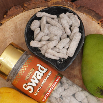 Swad Khatta Meetha Aam Papad  Mouth Freshner (Digestive Pachak, Churan) 1 bottle, 130g