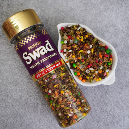 Swad Royal Fresh Mix Mouth Freshener (Crunchy Saunf, Digestive Mukhwas) 1 bottle, 110g