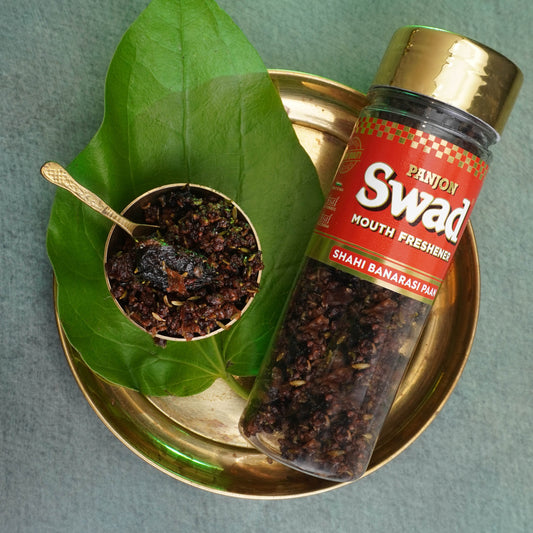 Swad Shahi Banarasi Paan Mouth Freshener (Digestive Pan Mukhwas) 1 bottle, 100g