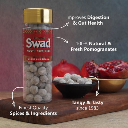 Swad Mukhwas & Candy Combo (Anar Amla,Jeera goli,Anardana,25 Candies Pack) 4 Units