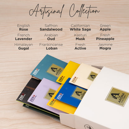 The Aroma Factory Premium Incense Sticks 12 Agarbatti Fragrances x 20 sticks each, Gift Set, 240 sticks