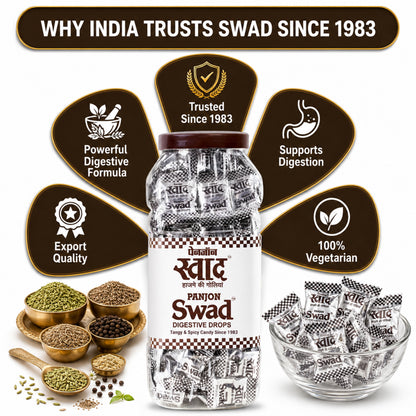 Swad Digestive Drops Jar (Regular) 150 tab.