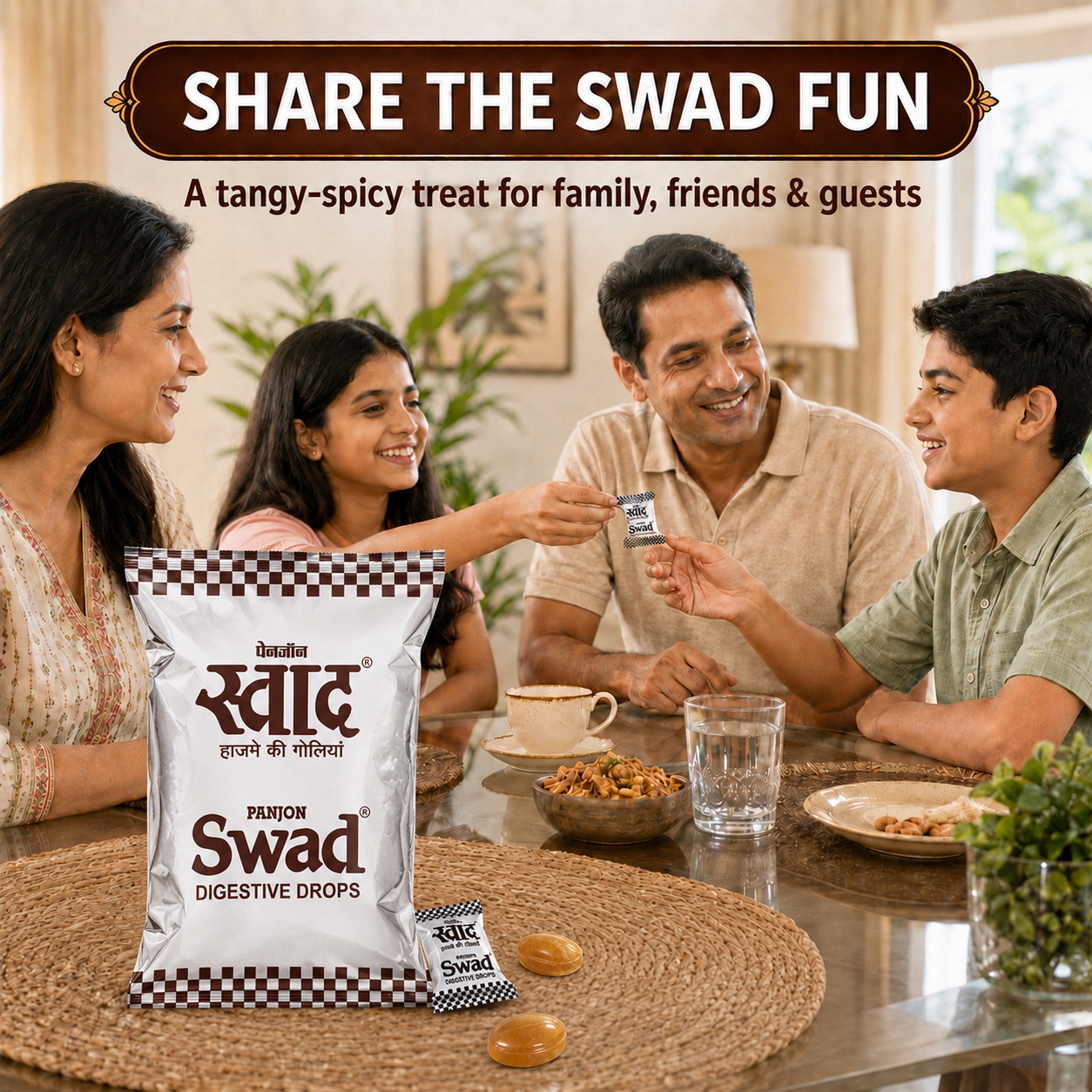 Swad Digestive Drops Packet (Regular) 50 tab.