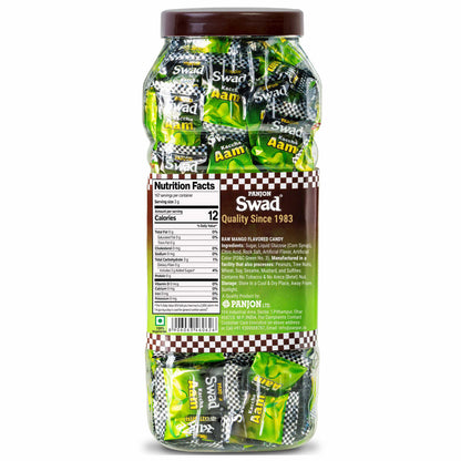 Swad Kaccha Aam Candy (Raw Mango Flavour with Masala) 200 Toffee Jar