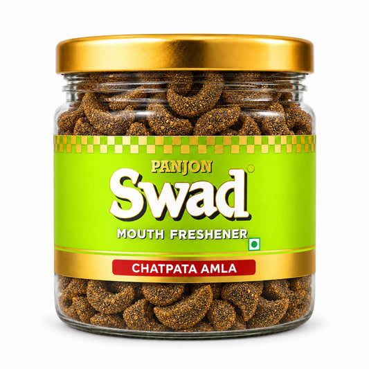 Panjon Swad Chatpata Amla, Tangy Amla Pachak, Indian Mouth Freshener, 180g