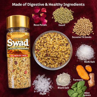 Swad Rajwadi Mix, Digestive Shots & Shahi Anardana Goli  Combo(Pack of 3)