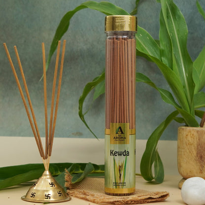 The Aroma Factory  Incense Sticks (Rose, Lavender, Mogra & Kewda Agarbatti) 4 bottles, Fragrance Jute Gift Pack